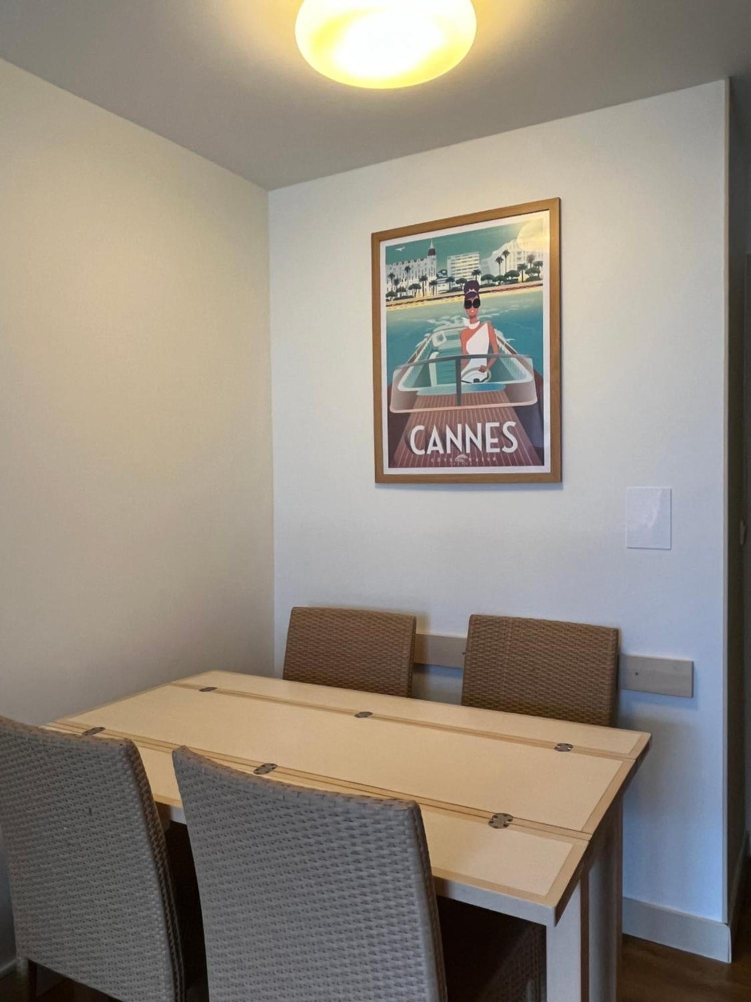 Superbe Appartement Une Chambre Vue Mer Piscine Tennis Cannes Dış mekan fotoğraf